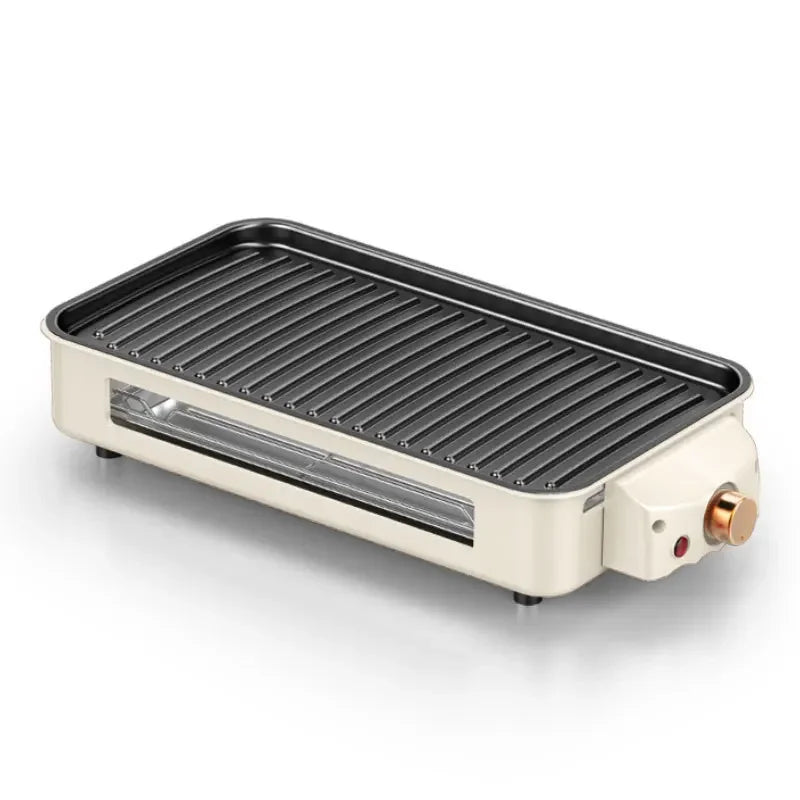 Large Smokeless Electric BBQ Grill Pan – Multi-Function Non-Stick Indoor Outdoor Roaster