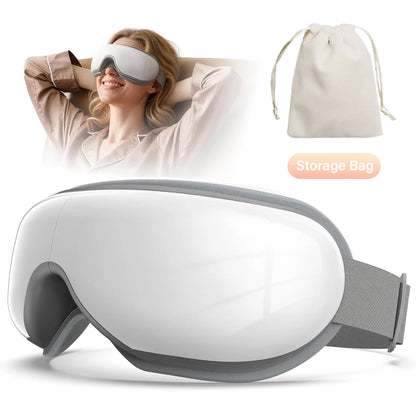 Eye Massager with Heat & Vibration – Smart Airbag Compress Eye Mask for Fatigue Relief