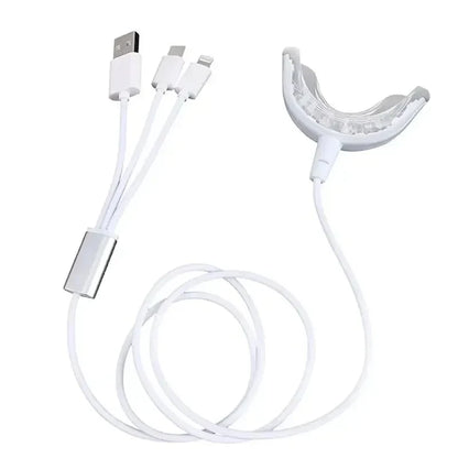 Smart LED Teeth Whitening Accelerator Light – USB & Phone Compatible Whitener