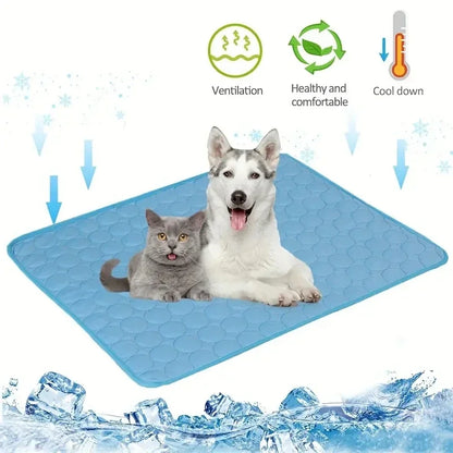 Dog Cooling Mat for Summer – Self-Cooling Gel Pad for Small to Extra Large Dogs