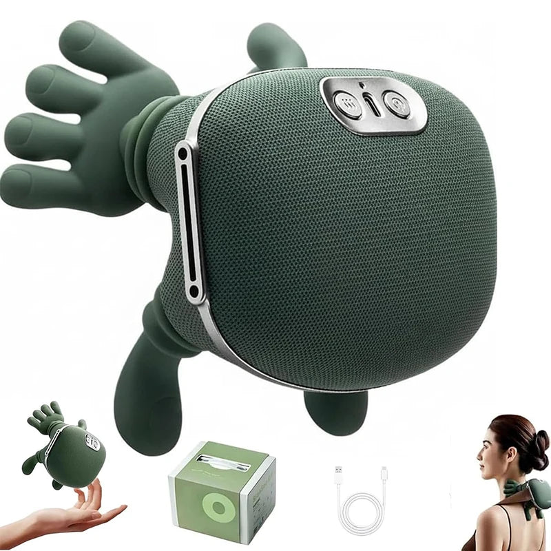 Bionic Neck & Shoulder Kneading Massager – 3-Level Heat Shawl for Pain Relief