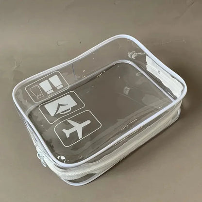 TSA-Approved Clear Toiletry Bag – Quart Size Transparent Leak-Proof Travel Bag