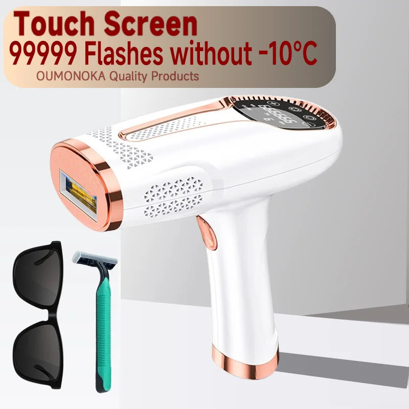 IPL Permanent Laser Hair Removal Device – At-Home Epilator for Women & Men
