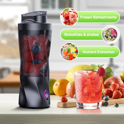 Electric Portable Blender 700ml – USB Rechargeable Smoothie & Juice Maker Cup