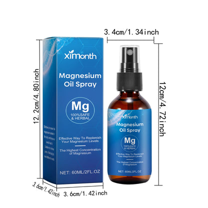 Magnesium Oil Spray for Sleep & Muscle Recovery – Essential Oil Body Relaxation Spray