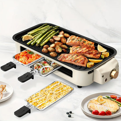 Smokeless Indoor Electric Grill – Removable Non-Stick Plate Table Grill