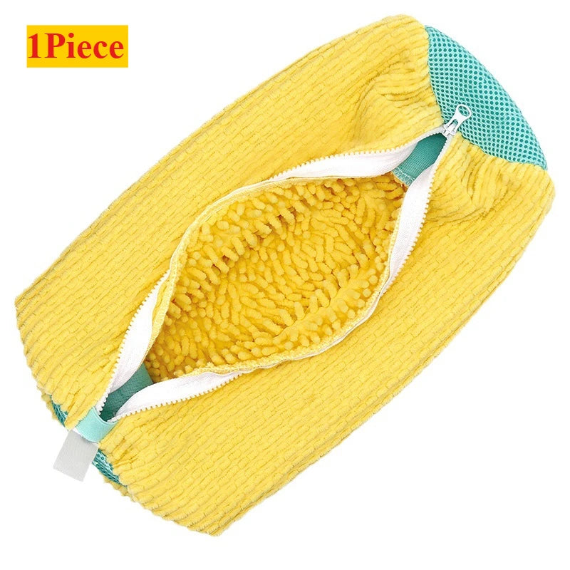 Shoe Washing Machine Bag & Brush Set – Laundry Shoe Protector Bags
