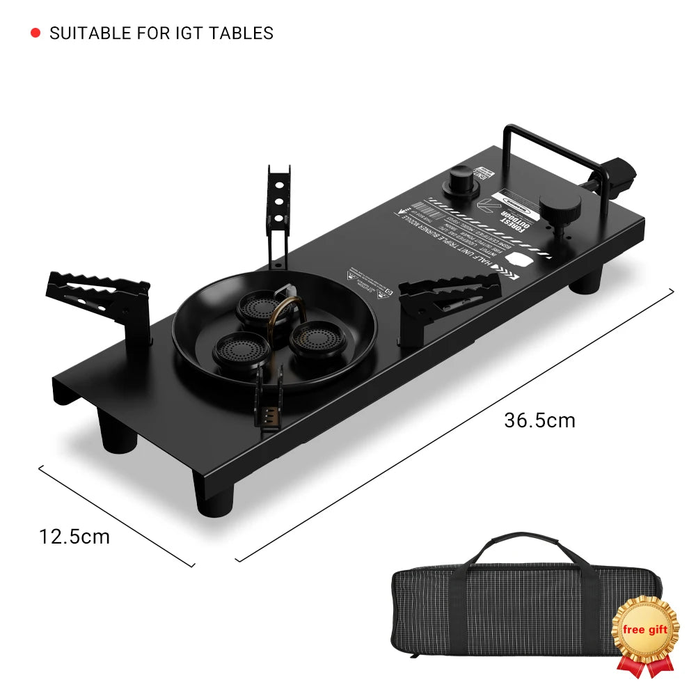 Portable Camping Gas Stove – 6500W High-Power IGT Hiking Burner