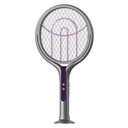 Rotating Head Electric Bug Zapper Racket – Rechargeable Fly Swatter & Mosquito Killer