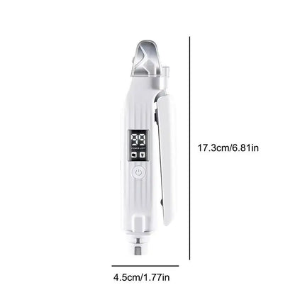 2-in-1 Electric Pet Nail Grinder with LED Light – Quiet Trimmer for Dogs & Cats