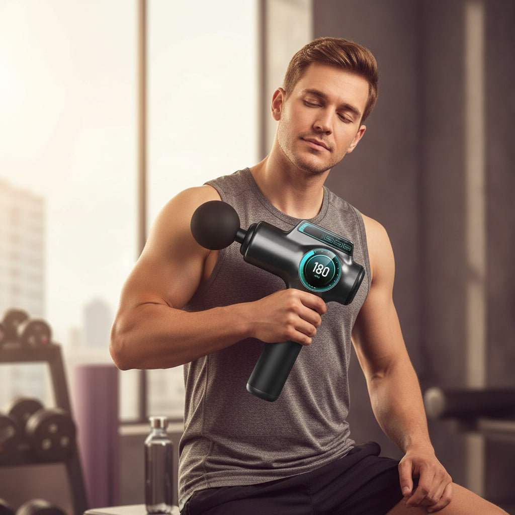 99-Speed Professional Muscle Massage Gun – Deep Tissue Neck & Back Massager