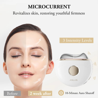 Electric Gua Sha Face Lifting Device – Anti-Aging LED EMS Scraping Tool