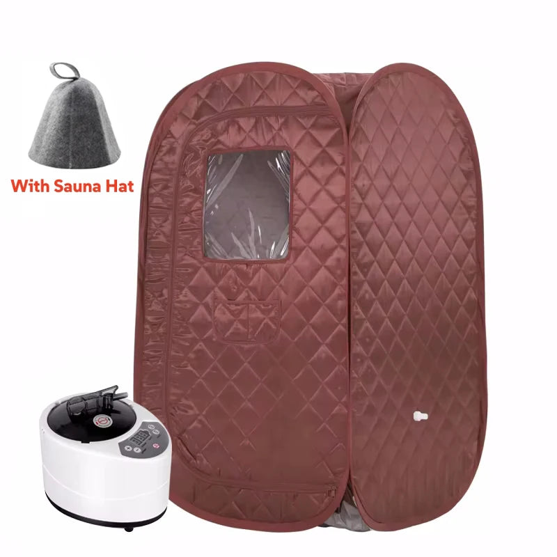 Portable Full Body Steam Sauna Tent – 1000W Home Spa with 3L Steam Generator