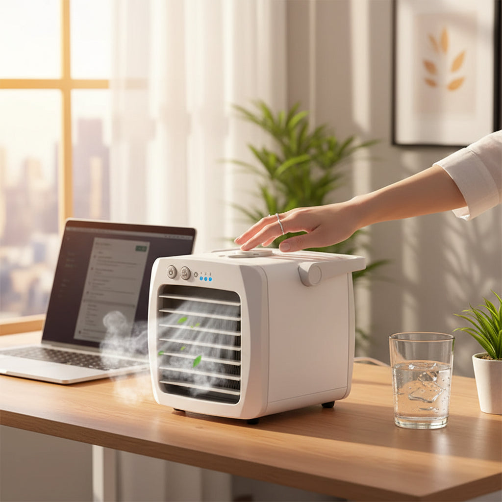 4-in-1 Portable Airconditioner with Humidifier & Purifier