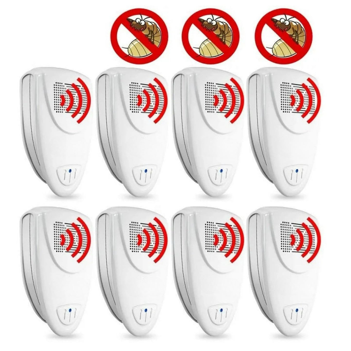 6 PCS Ultrasonic Bed Bug Repeller – Get Rid of Bed Bugs in 48 Hours