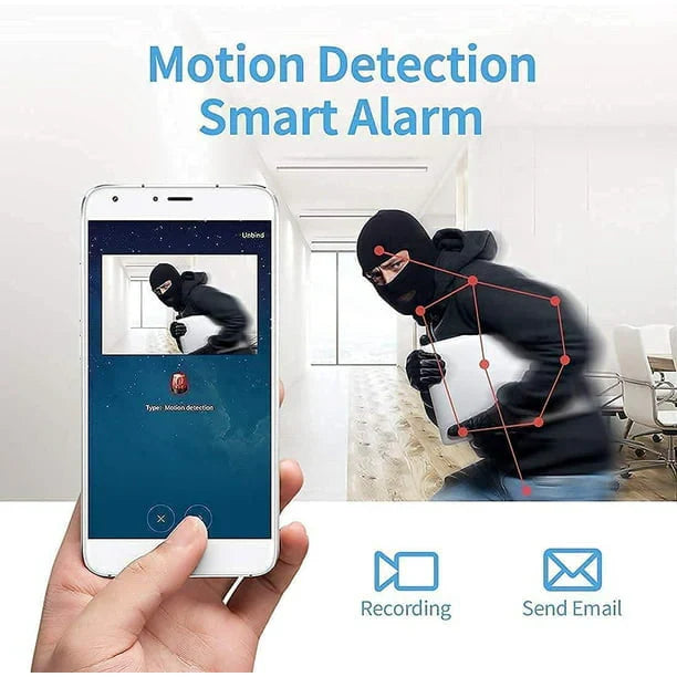 Mini Wireless Magnetic Security Camera – Live Audio & Video Feed