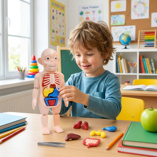 3D Human Body Torso Model – Anatomy Learning Toy for Kids
