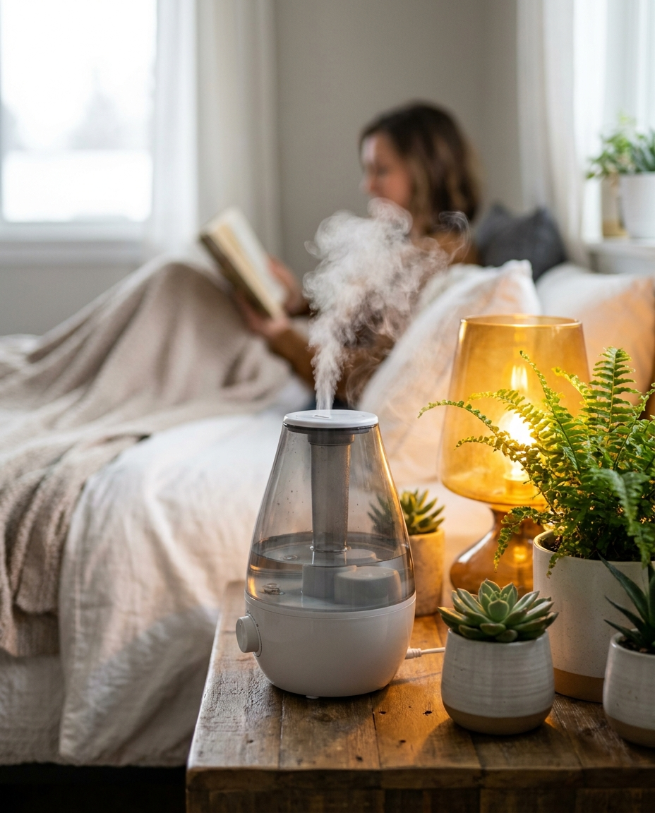 Cool Mist Humidifier lifestyle photo