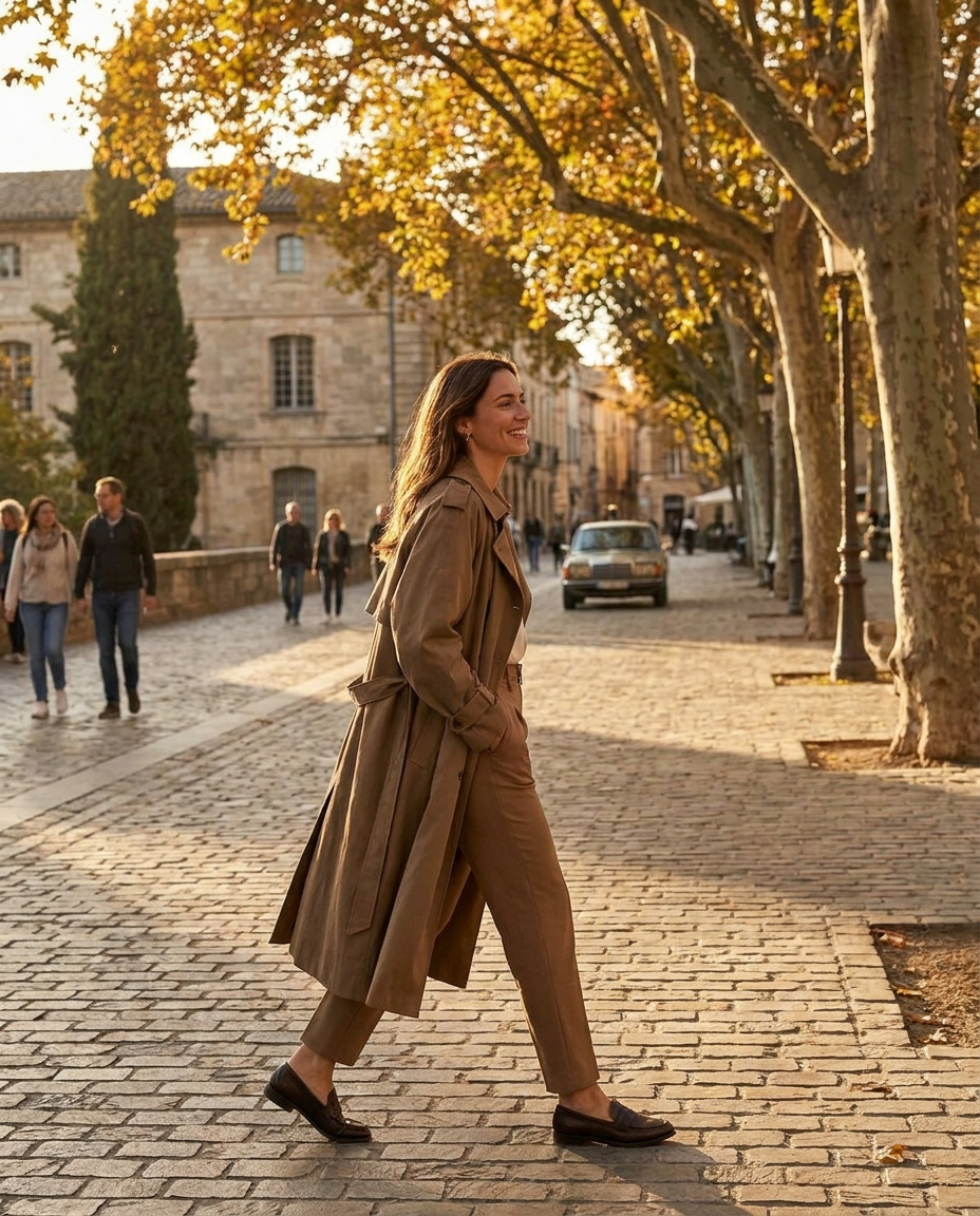 Elegant women's low shoes lifestyle photo