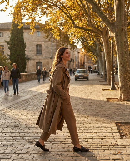 Elegant women's low shoes lifestyle photo