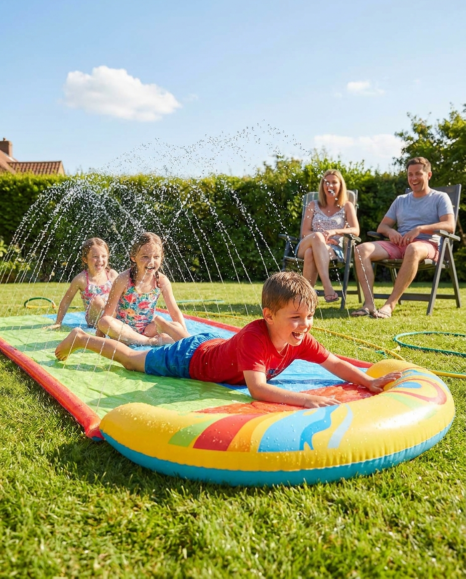 Inflatable Backyard Slip and Slide for Kids lifestyle photo