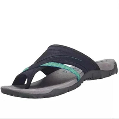 Women's Arch Support Cross Strap Sandals – Comfortable Summer Flip Flops