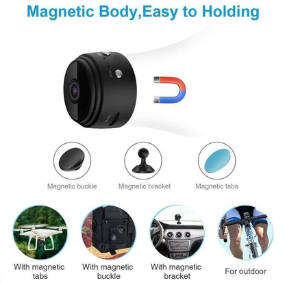1080p Magnetic WiFi Mini Security Camera – Wireless Home Surveillance Camera