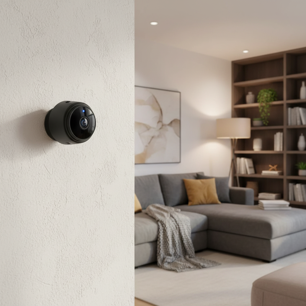 1080p Magnetic WiFi Mini Security Camera – Wireless Home Surveillance Camera