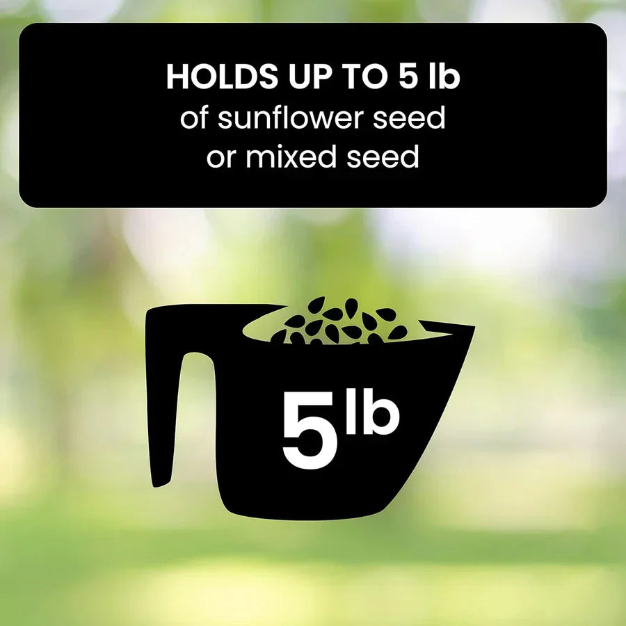 Squirrel-Proof Bird Feeder – Outdoor Wild Bird Seed Feeder