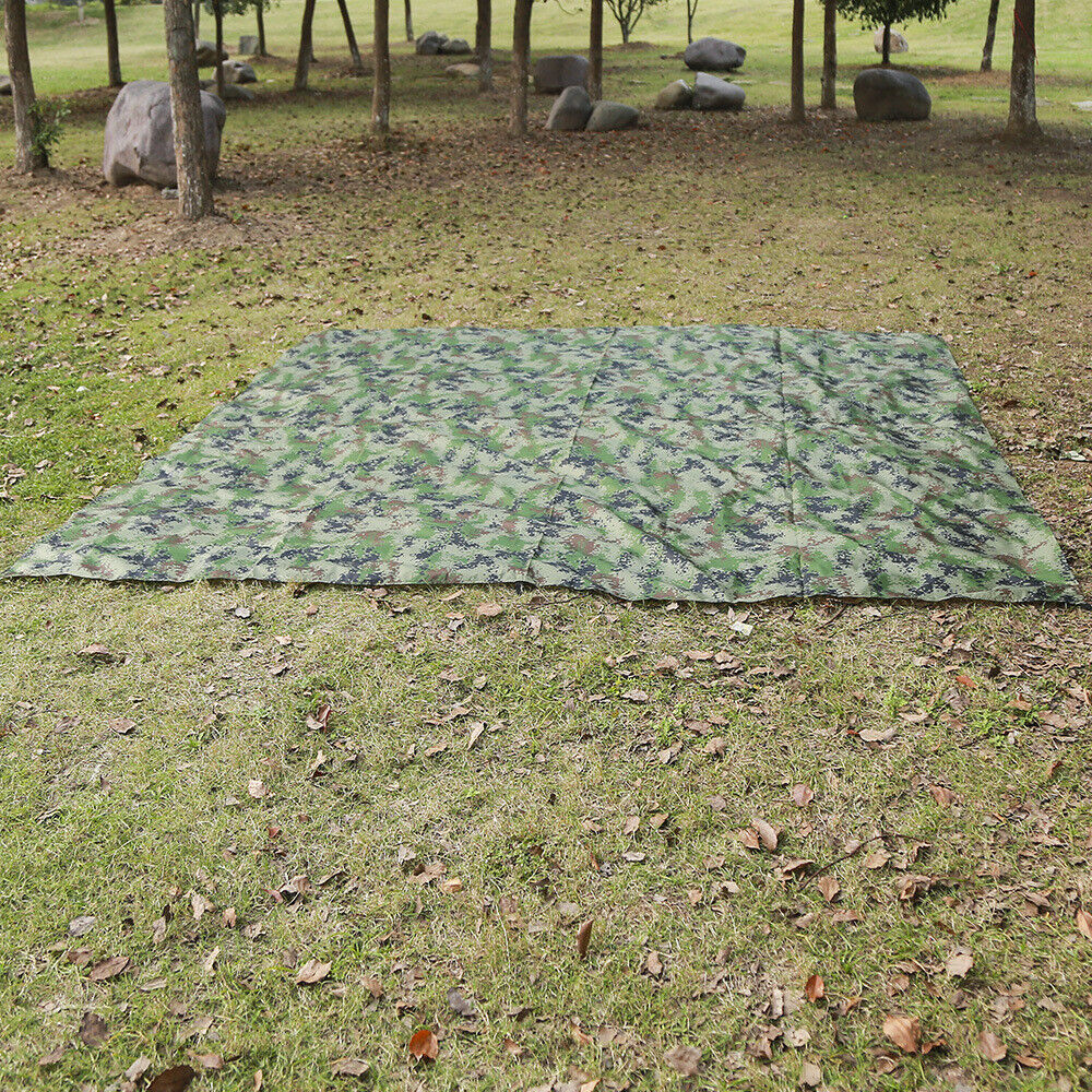 Two-person camping hammock tent with canopy